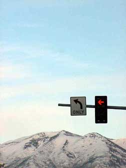 Mountain turn signal
